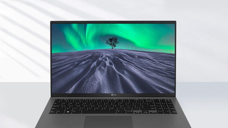 Arată un afișaj al dispozitivului Gram fără reflectarea ecranului.