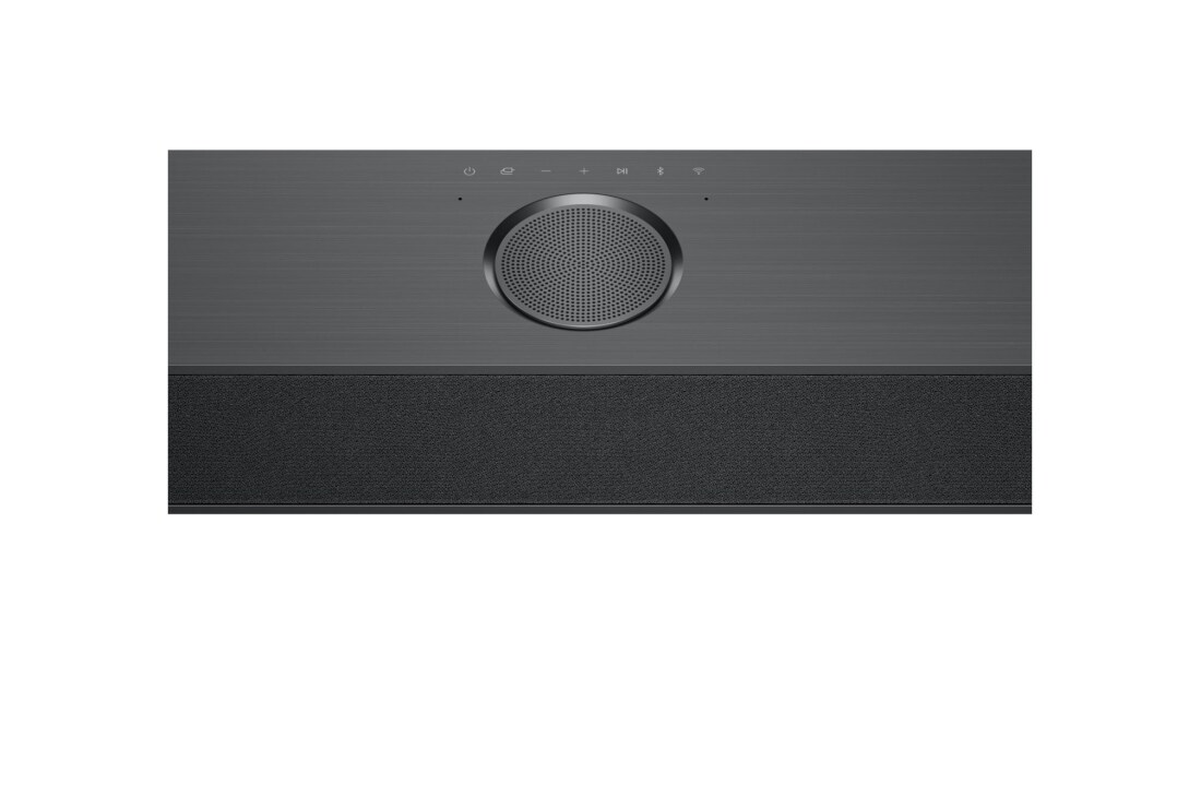 LG Soundbar LG S80QY, Prim-plan cu difuzorul central cu propagare ascendentă a sunetului, S80QY, thumbnail 10