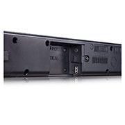 LG Soundbar LG SQC2, Vedere diagonală cu terminalul conexiunii, SQC2, thumbnail 11