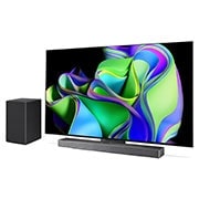 LG Soundbar LG SC9S, Slightly-angled left-facing side view., SC9S, thumbnail 13