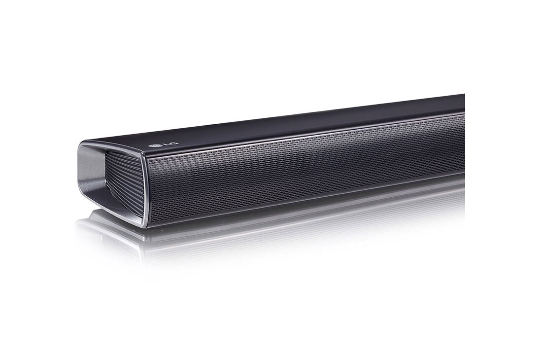LG Soundbar LG SQC1, aproape de față cu partea stângă înainte, logo-ul LG este deasupra, SQC1, thumbnail 7