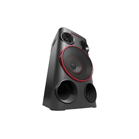 LG XBOOM Power5000 by will.i.am | Boxă pentru petreceri cu sunet de mare putere și AI Karaoke Master, Vedere din unghi jos, trei sferturi, față-stânga, POWER5000, thumbnail 9