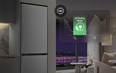 Frigiderul LG cu congelator inferior