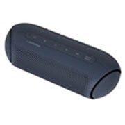 LG XBOOMGo PL5, Prim-plan al unei margini a XBOOM Go, woofer-ul din stânga are iluminare circulară de culoare mov., PL5, thumbnail 14