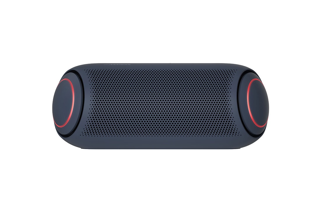 LG XBOOMGo PL7, Imagine frontală a LG XBOOM Go cu iluminare de culoare roșie., PL7, thumbnail 2