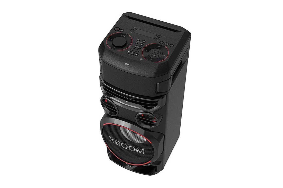 LG XBOOM RN7, vedere laterală de sus și din dreapta cu unghi de 30 de grade, RN7, thumbnail 10