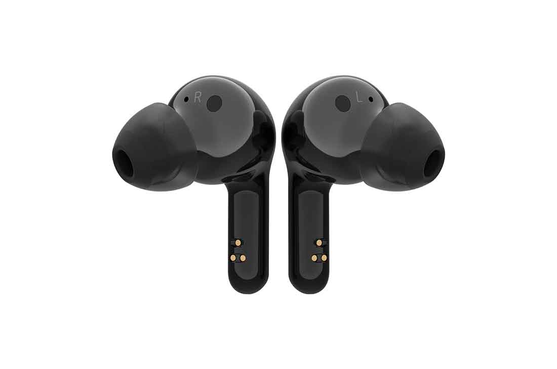 LG TONE Free FN7 , O vedere din spate a vârfurilor a două căști orientate unul spre celălalt, HBS-FN7 Black, thumbnail 8