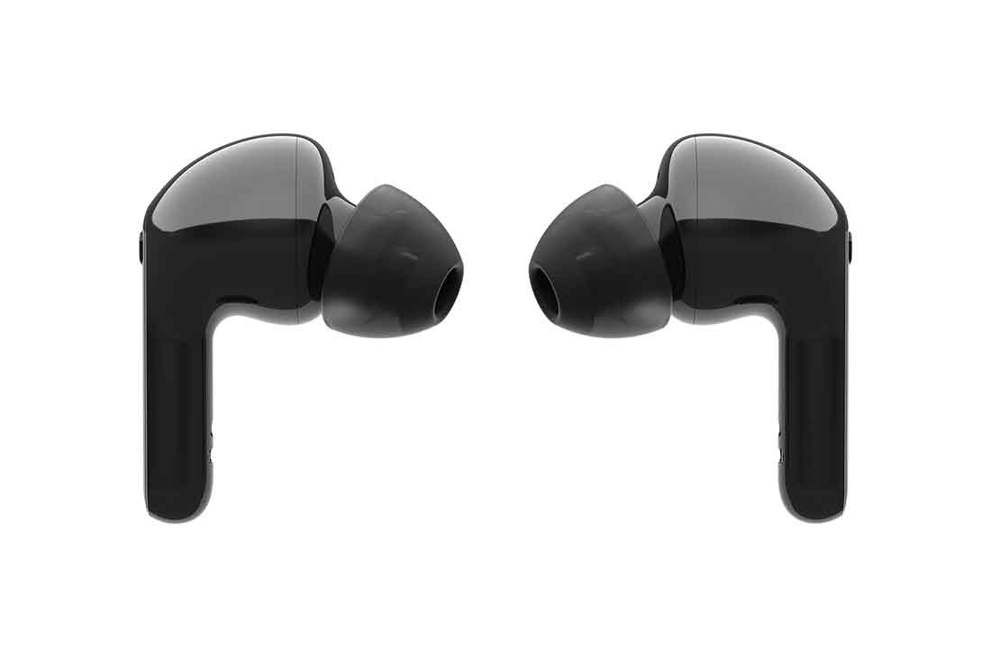 LG TONE Free FN7 , Vârfurile a două căști orientate unul spre celălalt, HBS-FN7 Black, thumbnail 12