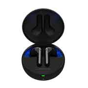 LG TONE Free FN7 , Un unghi de 15 grade al suportului deschis cu iluminare ambientală, HBS-FN7 Black, thumbnail 1