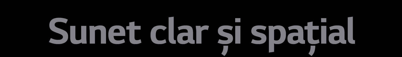 Copia „Sunet clar și spațial”