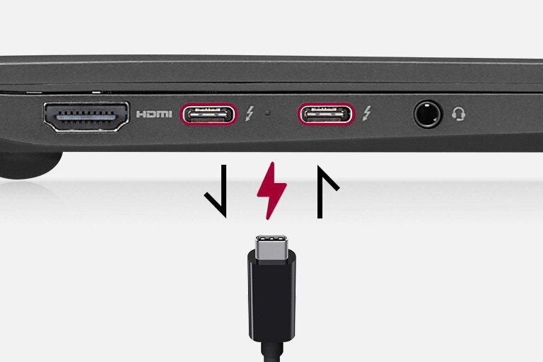 Încărcare In & Out, cu tehnologie de alimentare electrică USB-C