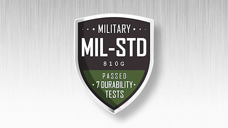 Corpul metalic al laptopului gram a trecut încercările de conformitate cu exigentul standard militar de durabilitate și fiabilitate MIL-STD-810G