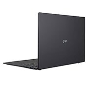 LG gram ultra-ușor, cu ecran de 16'' IPS 16:10  și platformă Intel® Evo™, Vedere posterioară la +30 de grade cu capacul deschis, 16Z90P-G.AA78H1, thumbnail 7