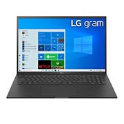 LG gram ultra-ușor, cu ecran de 17'' IPS 16:10  și platformă Intel® Evo™, Vedere frontală cu tastatură, 17Z90P-G.AA55H1, thumbnail 2