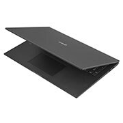 LG gram ultra-ușor, cu ecran de 17'' IPS 16:10  și platformă Intel® Evo™, Vedere laterală la -30 de grade cu capacul pe jumătate deschis, 17Z90P-G.AA78H1, thumbnail 9