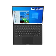 LG gram ultra-ușor, cu ecran IPS de 14'' 16:10  și platformă Intel® Evo™, Vedere de sus cu capacul deschis, 14Z90P-G.AR52H1, thumbnail 15