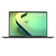 LG gram de 16” ultra-ușor cu 16:10 IPS afișaj anti-reflex și procesor Intel® Evo de a 12-a generație, vedere frontală, 16Z90Q-G, thumbnail 1
