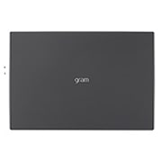 LG gram de 16” ultra-ușor cu 16:10 IPS afișaj anti-reflex și procesor Intel® Evo de a 12-a generație, Vedere de sus cu capacul Ã®nchis, 16Z90Q-G, thumbnail 14