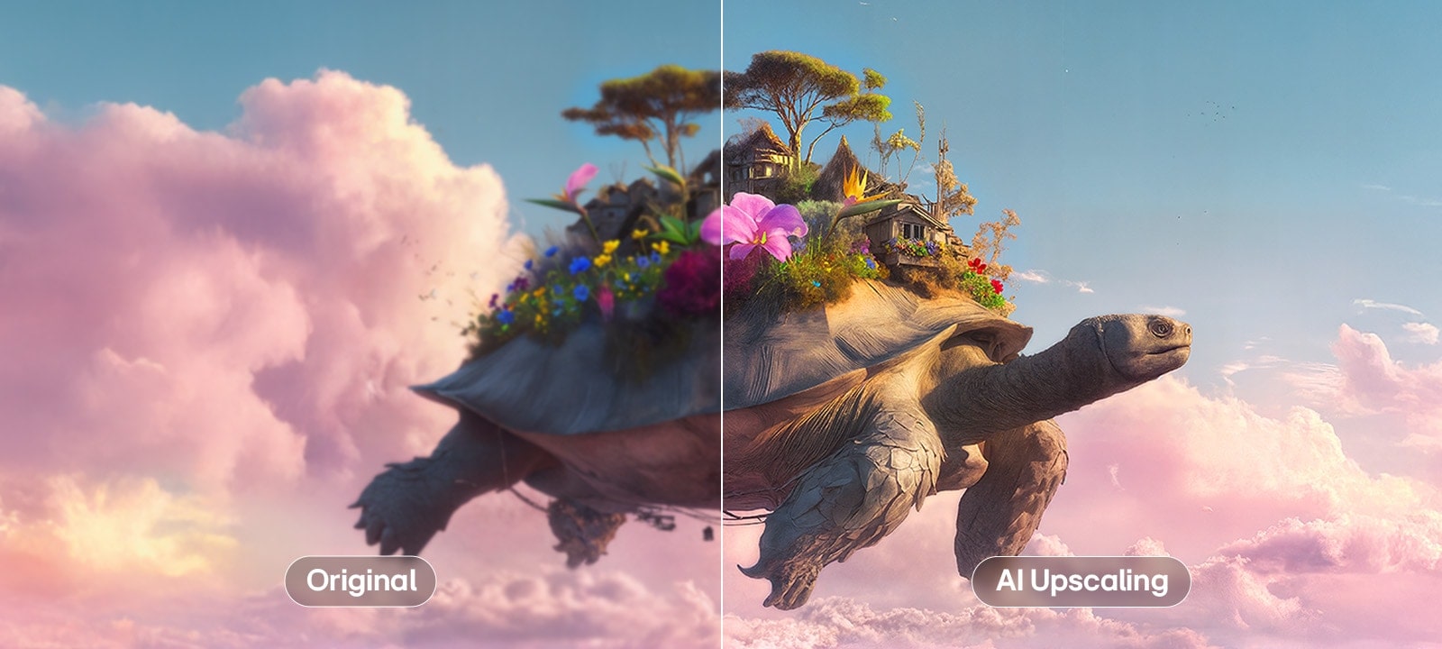 4K Upscaling îmbunătățește fiecare imagine pentru o calitate vizuală excepțională1