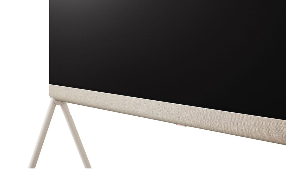 LG OLED | Posé - Gama Objet, Vedere parțială cu colțul din stânga jos și picioarele stativului pentru Posé., 42LX1Q3LA, thumbnail 11