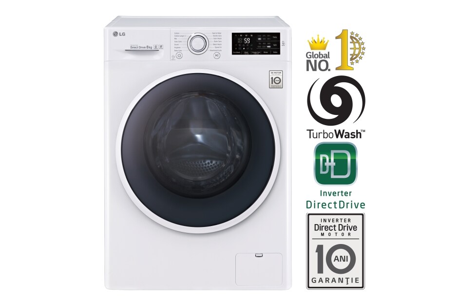LG 8KG, TURBOWASH™, MAȘINĂ DE SPĂLAT 6 MOTION DD, F14U2TDN0