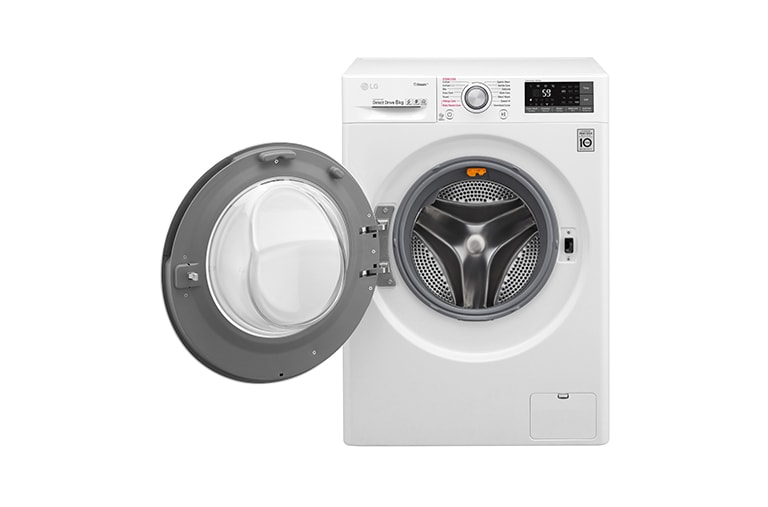 LG Masina de spalat LG | 8kg spălare | 6 Motion Direct Drive™ 10 ani garanție  | Steam™| Wifi | TurboWash, F4J7TY1W, thumbnail 2
