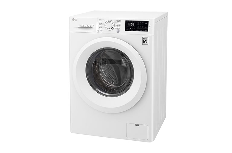 LG Mașină de spălat LG | 9kg spălare | 6 Motion Direct Drive™ 10 ani garanție | Clasa A+++ | NFC ThinQ | TurboWash | Alb, FH4U2VFN3, thumbnail 2