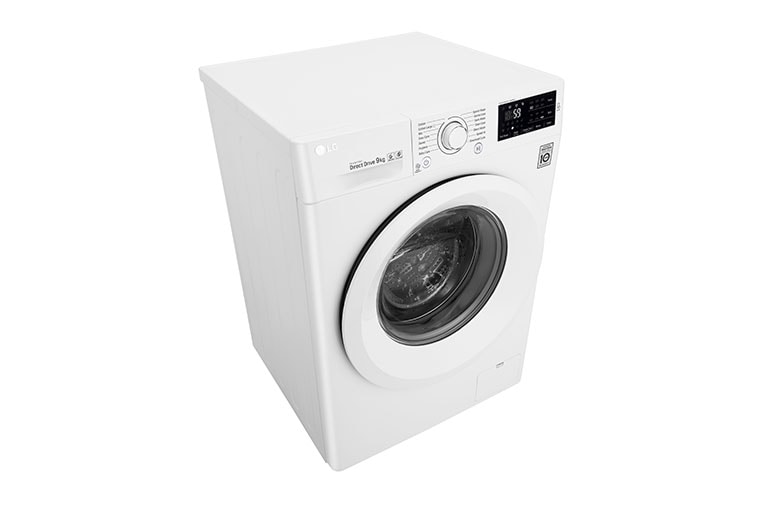 LG Mașină de spălat LG | 9kg spălare | 6 Motion Direct Drive™ 10 ani garanție | Clasa A+++ | NFC ThinQ | TurboWash | Alb, FH4U2VFN3, thumbnail 3