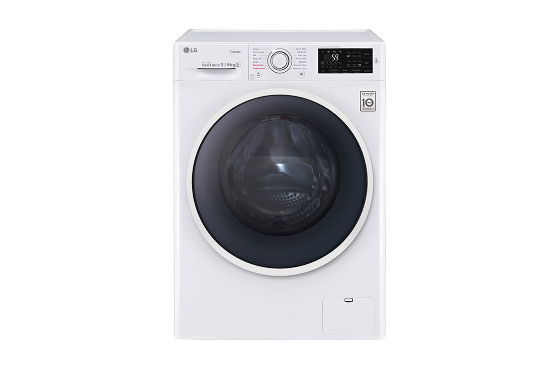LG Masina de spalat LG cu uscător | 9kg spălare | 5kg uscare | 6 Motion Direct Drive™ 10 ani garanție |  Steam™| SmartThinQ, F4J6VG0W