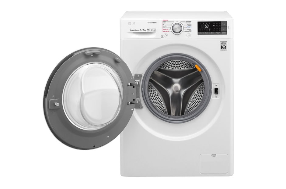 LG Masina de spalat LG cu uscător | 8kg spălare | 5kg uscare | 6 Motion Direct Drive™ 10 ani garanție |  True Steam™ | Wifi, F4J7TH1W, thumbnail 2
