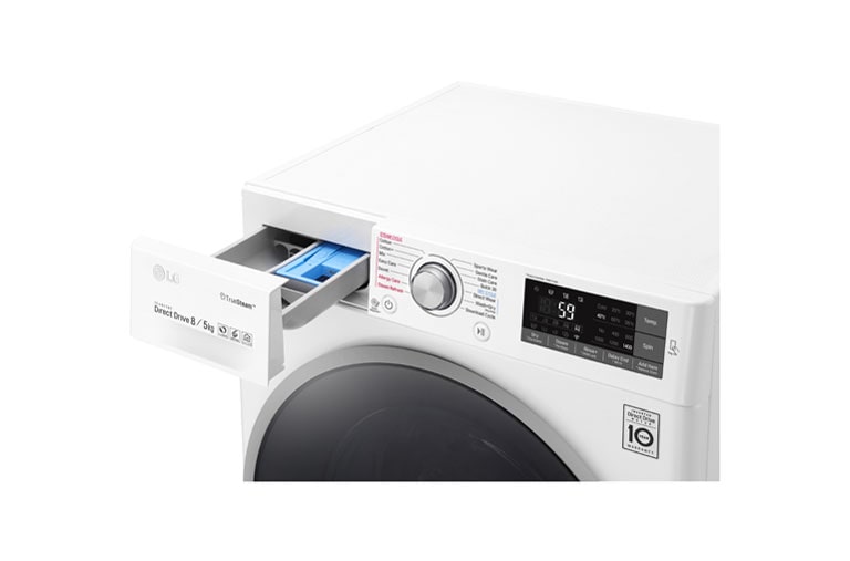 LG Masina de spalat LG cu uscător | 8kg spălare | 5kg uscare | 6 Motion Direct Drive™ 10 ani garanție |  True Steam™ | Wifi, F4J7TH1W, thumbnail 11