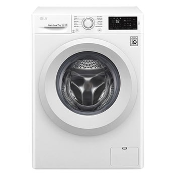 Mașină de spălat LG | 7kg spălare | 6 Motion Direct Drive™ 10 ani garanție | Clasa A+++ | NFC SmartThinQ | Alb1