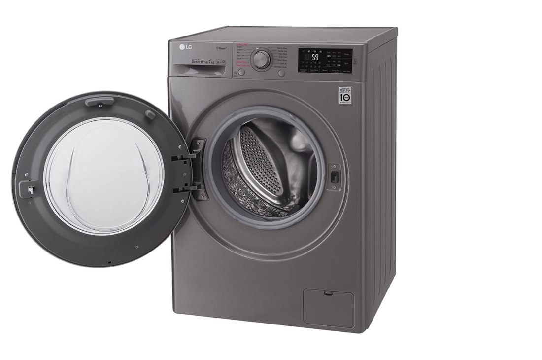 LG Masina de spalat LG | 7kg spălare | 6 Motion Direct Drive™ 10 ani garanție | Steam™| SmartThinQ, F2J6QY8S, thumbnail 8