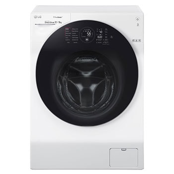 Mașină de spălat LG cu uscător | 12kg spălare | 8kg uscare | Clasa A | 6 Motion Direct Drive™ 10 ani garanție | TrueSteam™| ThinQ™| Alb1