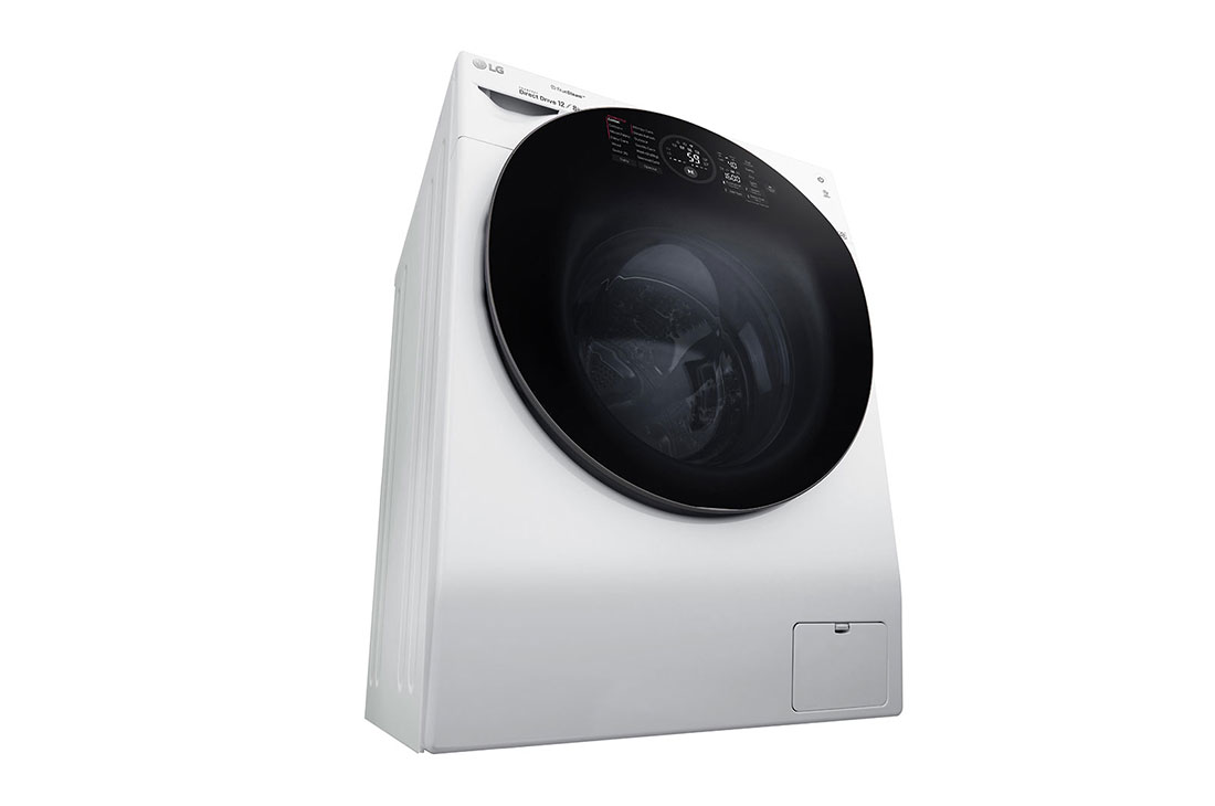 LG Mașină de spălat LG cu uscător | 12kg spălare | 8kg uscare | Clasa A | 6 Motion Direct Drive™ 10 ani garanție | TrueSteam™| ThinQ™| Alb, FH6G1BCH2N, thumbnail 7