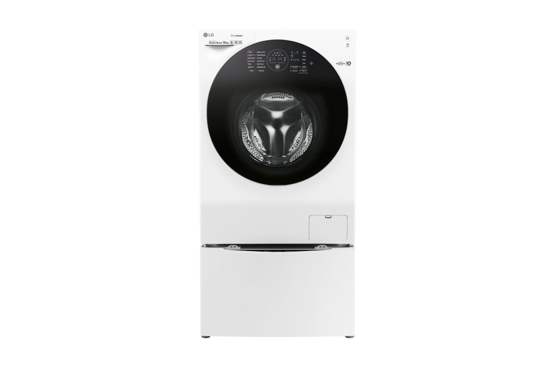 LG Mașină de spălat LG TwinWash™ | 10kg/2kg spălare | Clasa A+++ | 6 Motion Direct Drive™ 10 ani garanție | TrueSteam™| ThinQ™ | Alb, FH4WM12TWIN, thumbnail 3