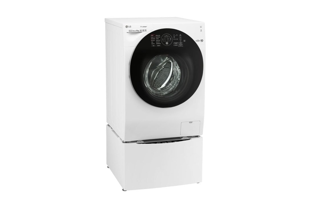 LG Mașină de spălat LG TwinWash™ | 10kg/2kg spălare | Clasa A+++ | 6 Motion Direct Drive™ 10 ani garanție | TrueSteam™| ThinQ™ | Alb, FH4WM12TWIN, thumbnail 4