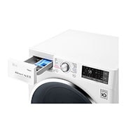 LG Maşină de spălat cu uscător LG Slim (2 in 1) LG | 7kg spălare/4kg uscare | 6 Motion Direct Drive™ 10 ani garanție | Clasa B | Steam™ | ThinQ™ | Alb, F2J7HG2W, thumbnail 5
