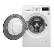 LG Maşină de spălat cu uscător LG Slim (2 in 1) LG | 7kg spălare/4kg uscare | 6 Motion Direct Drive™ 10 ani garanție | Clasa B | Steam™ | ThinQ™ | Alb, F2J7HG2W, thumbnail 2