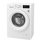 LG Mașină de spălat LG Slim | 7kg spălare | 6 Motion Direct Drive™ 10 ani garanție | Clasa A+++ | Steam™| ThinQ | Alb, F2J5HY3W, thumbnail 3