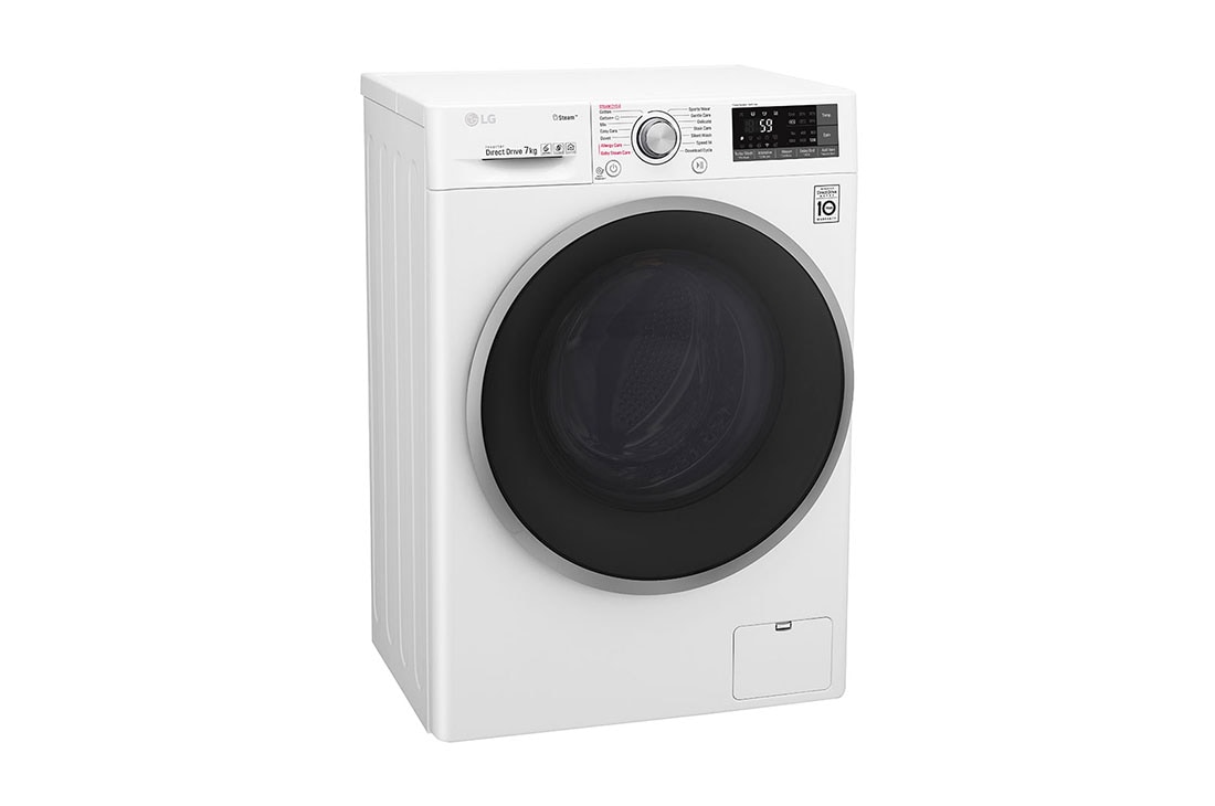 LG Masina de spalat LG Slim | 7kg spălare | 6 Motion Direct Drive™ 10 ani garanție  | Steam™| Wifi | Turbowash, F2J7HY1W, thumbnail 6