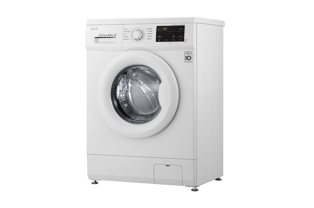 LG Mașină de spălat LG SLIM | 6.5kg spălare | 6 Motion Direct Drive™ 10 ani garanție | Clasa A+++ | BabyCare | Smart Diagnosis™ | Alb, FH2J3WDN0, thumbnail 4