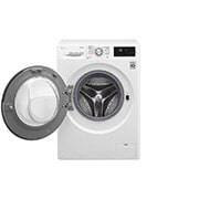 LG Mașină de spălat LG SLIM | 7kg spălare | 6 Motion Direct Drive™ 10 ani garanție | Clasa A+++ | Steam™ | NFC SmartThinQ | Alb, F2J5HY4W, thumbnail 2