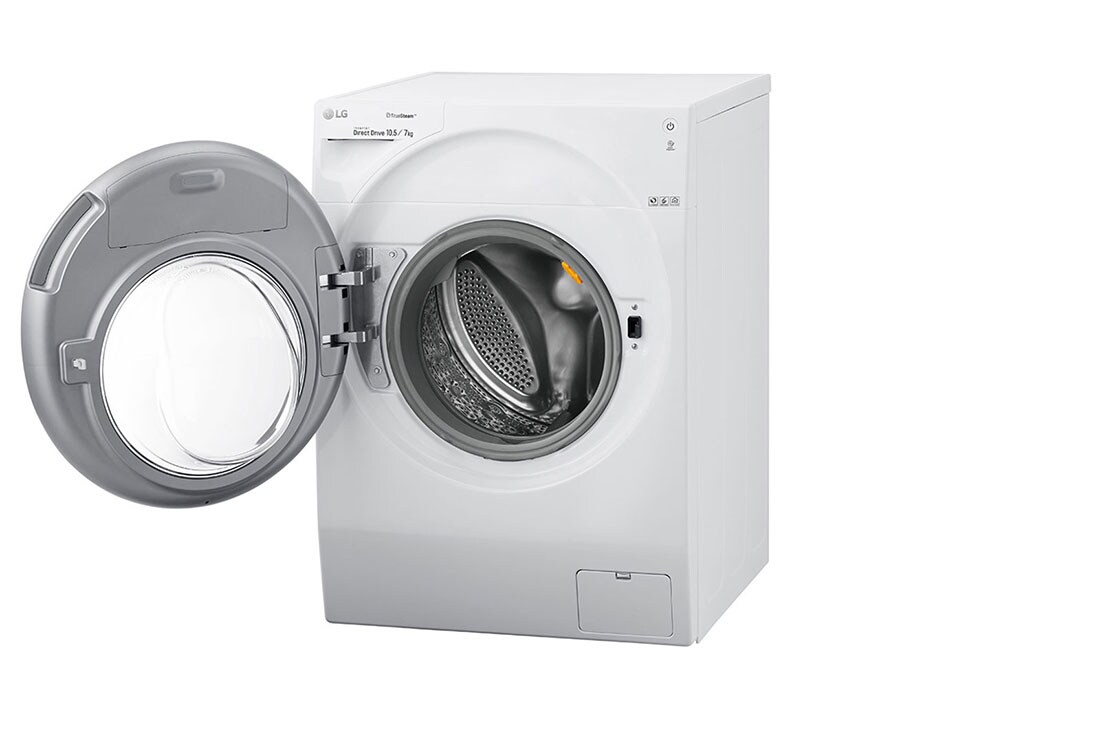 LG Mașină de spălat LG | 10.5kg spălare | 7kg uscare | Clasa A | 6 Motion Direct Drive™ 10 ani garanție | TrueSteam™| ThinQ™ | Alb, FH4G1JCH2N, thumbnail 9