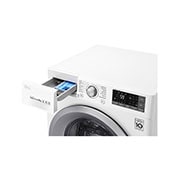 LG Mașină de spălat LG | 8kg spălare | 6 Motion Direct Drive™ 10 ani garanție | Clasa A+++ | ThinQ™ | TurboWash™ | Alb, F4TURBO8, thumbnail 5