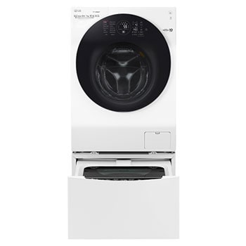 Spală două încărcături simultan LG TwinWash™ | 10.5kg/2kg spălare | 7kg uscare | Clasa A | 6 Motion Direct Drive™ 10 ani garanție | TrueSteam™| ThinQ™ | Alb1