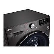 LG Mașină de spălat LG | 10.5kg spălare | AI Direct Drive™ 10 ani garanție | Clasa A+++ | SteamPlus™ | ThinQ™ | TurboWash360™ | Gri închis, F4WV910P2S, thumbnail 4