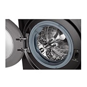 LG Mașină de spălat LG | 10.5kg spălare | AI Direct Drive™ 10 ani garanție | Clasa A+++ | SteamPlus™ | ThinQ™ | TurboWash360™ | Gri închis, F4WV910P2S, thumbnail 4