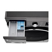 LG Mașină de spălat LG | 10.5kg spălare | AI Direct Drive™ 10 ani garanție | Clasa A+++ | SteamPlus™ | ThinQ™ | TurboWash360™ | Gri închis, F4WV910P2S, thumbnail 7