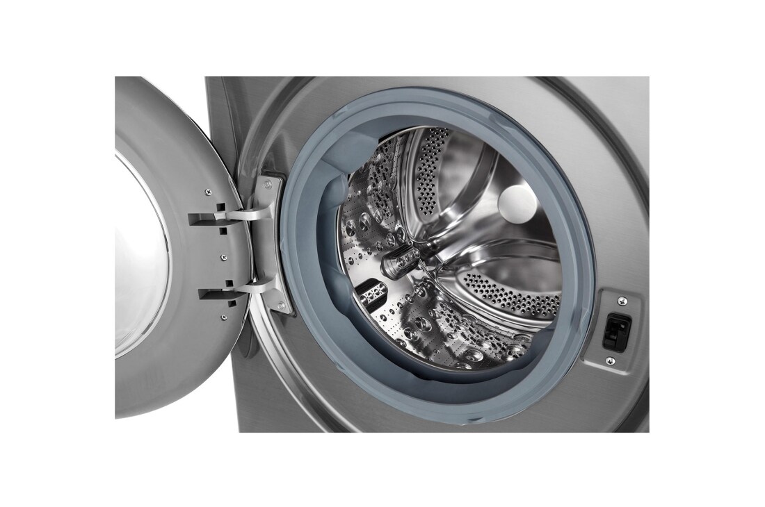 LG Mașină de spălat | 9kg spălare | 1400 rpm | AI Direct Drive™ | Clasa D | Steam™ | TurboWash™ | ThinQ | Argintiu, F4WN609S2T, thumbnail 4